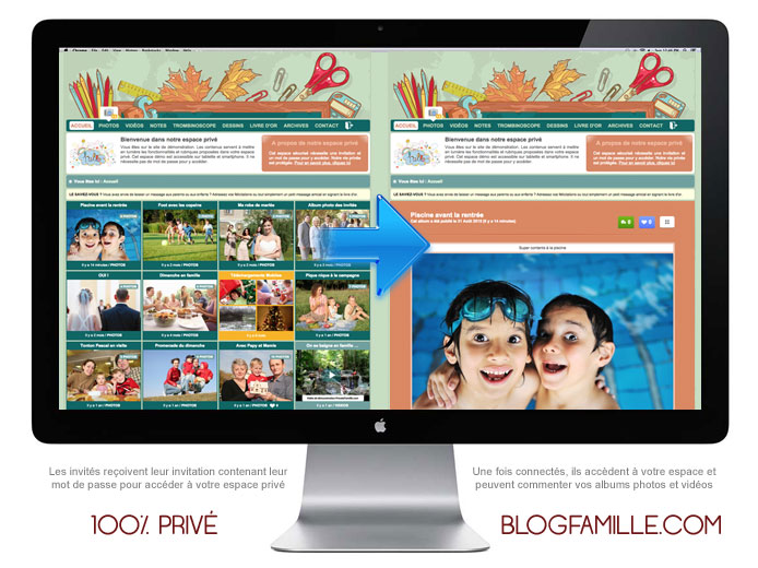 Partage photo sécurisé : Le service idéal pour créer votre blog familial privé et partager avec sa famile éloignée