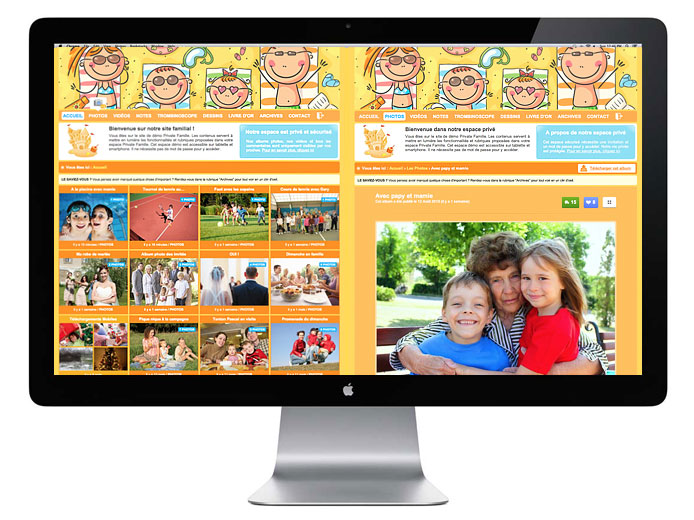 Partagez les grands moments de votre vie de famille avec vos proches