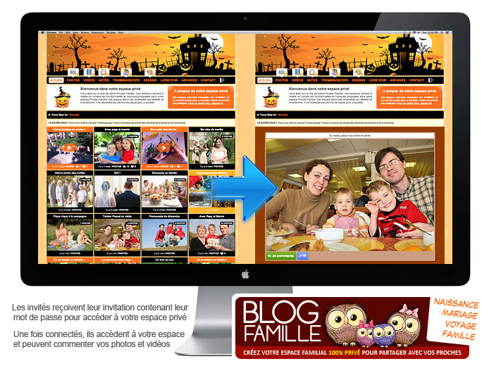 Créez un blog famille 100% privé est désormais possible sans quelques minutes et sans connaissance informatique