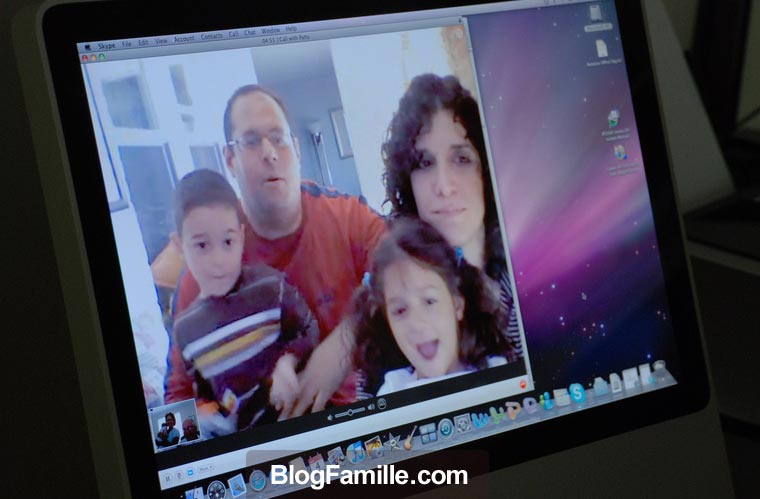Skype est une solution utile pour beaucoup de familles à travers le monde
